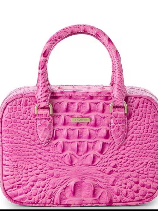Brahmin Handbags - BRAHMIN Candy Pink Melbourne Collection Mara Mini Satchel Bag -